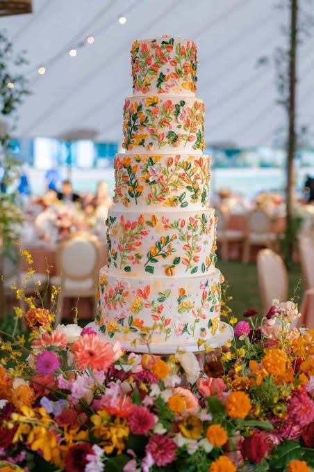 Garden inspired dessert table